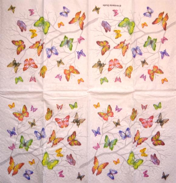138 Schmetterlinge - 3-lagig (138) - Home Fashion - CS